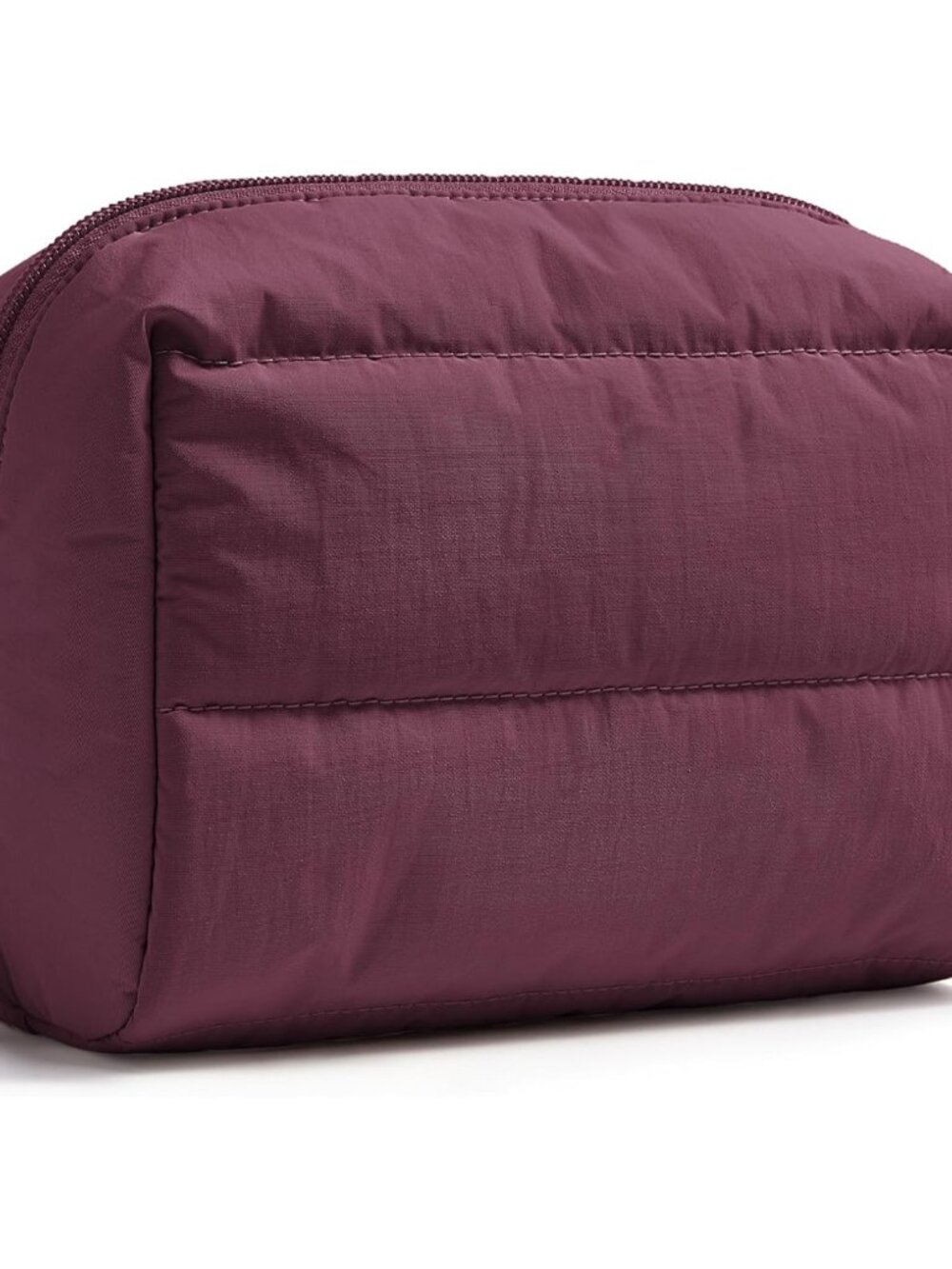 Small Makeup Bag, Puffy Wide-open Zipper Cosmetic Pouch | Puffy Padded, Travel E